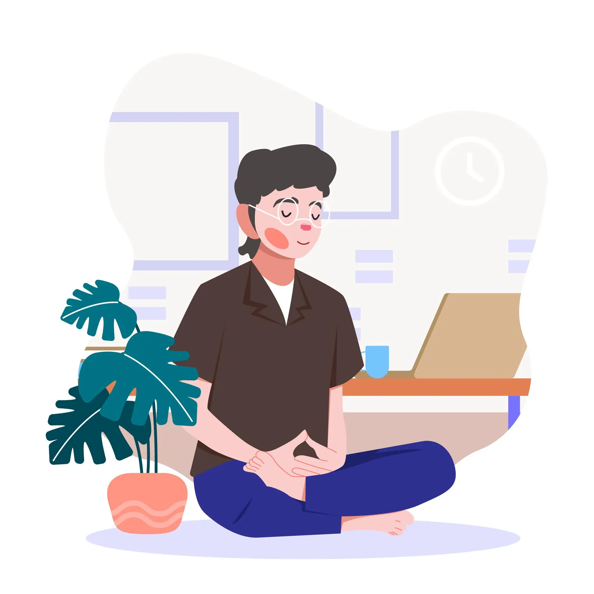 Relaxation techniques illustration